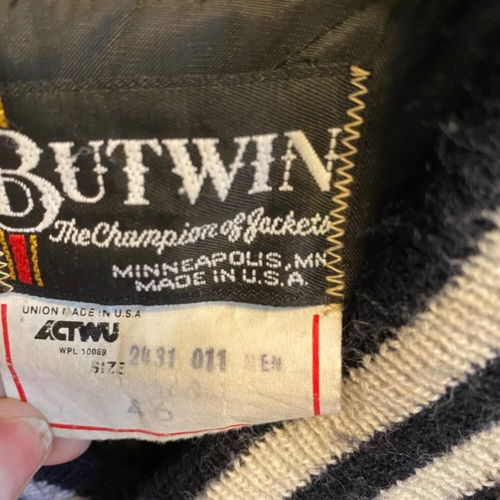 Vintage 1989 XL Huntington High School Letterman Jacket - Picture 3 of 12